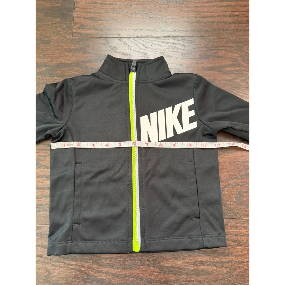 Nike Kids 2-Piece Tracksuit Set Black Neon Green 18M 66F191-023